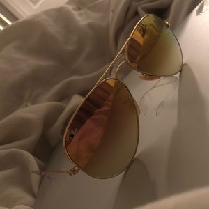 Ray-Ban aviator flash lenses sunglasses
